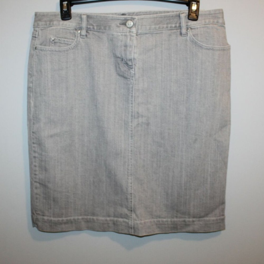 CAbi Gray Pencil Skirt